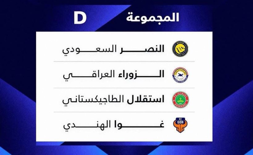 image-2 نادي الزوراء يقع في مجموعة نارية بدوري أبطال آسيا
