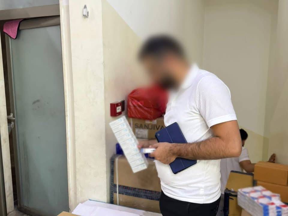 موصل-2 الصحة تُنفّذ زيارة لمتابعة سلامة الدواء المتداول في الموصل