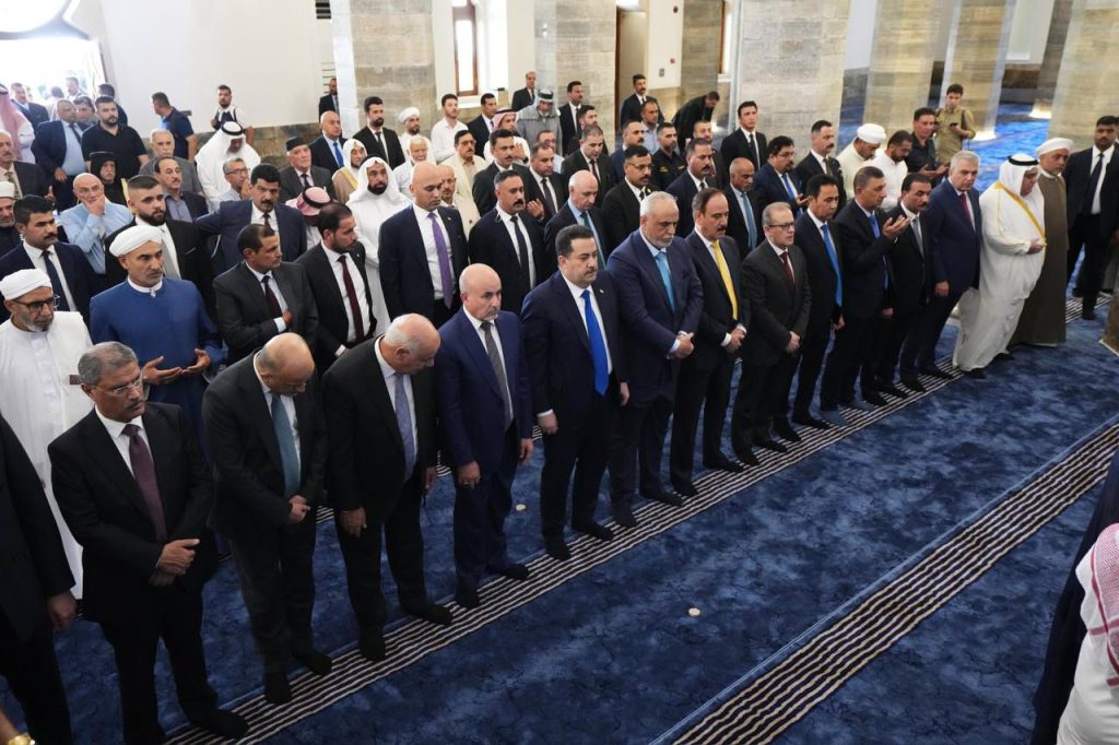 1-1024x682 رئيس الوزراء يفتتح الجامع النوري والمئذنة الحدباء بعد إعادة إعمارها في الموصل