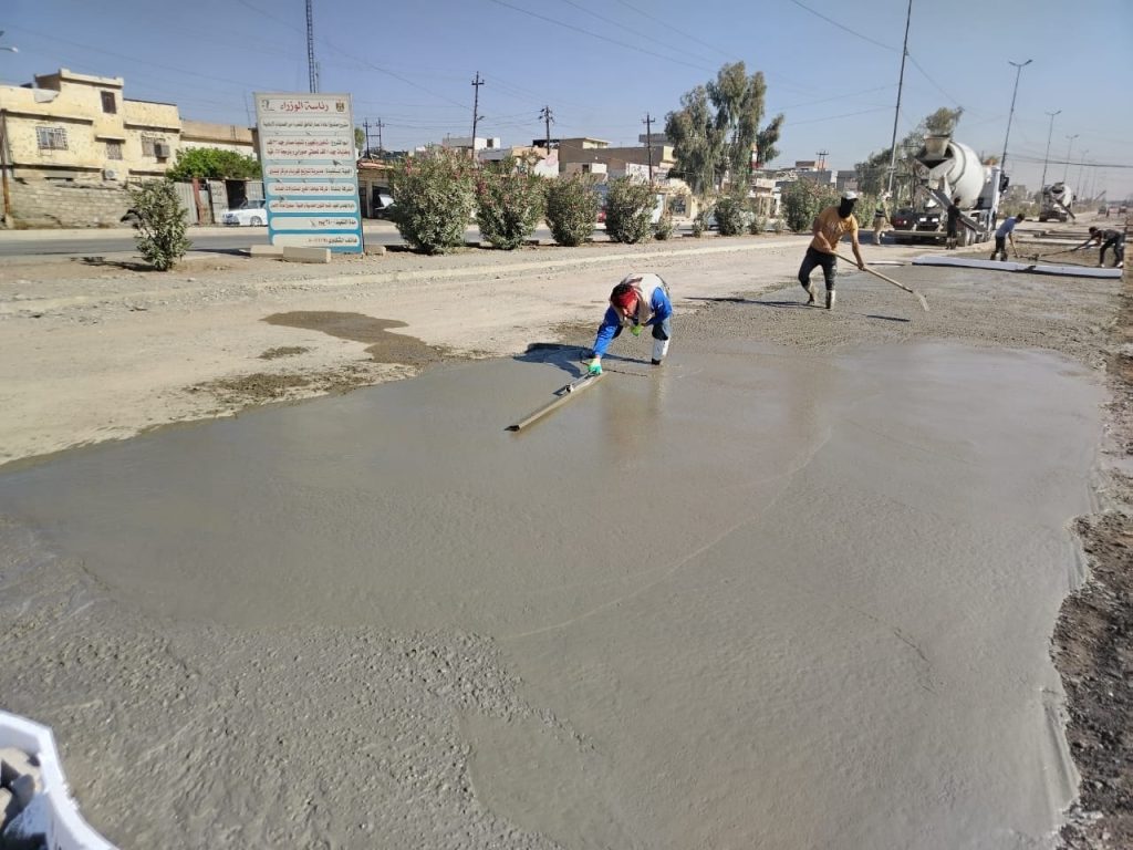 1-1024x768 نينوى: المباشرة بصب مسار خط المجرى الرئيسي في شارع 60 بحي الانتصار