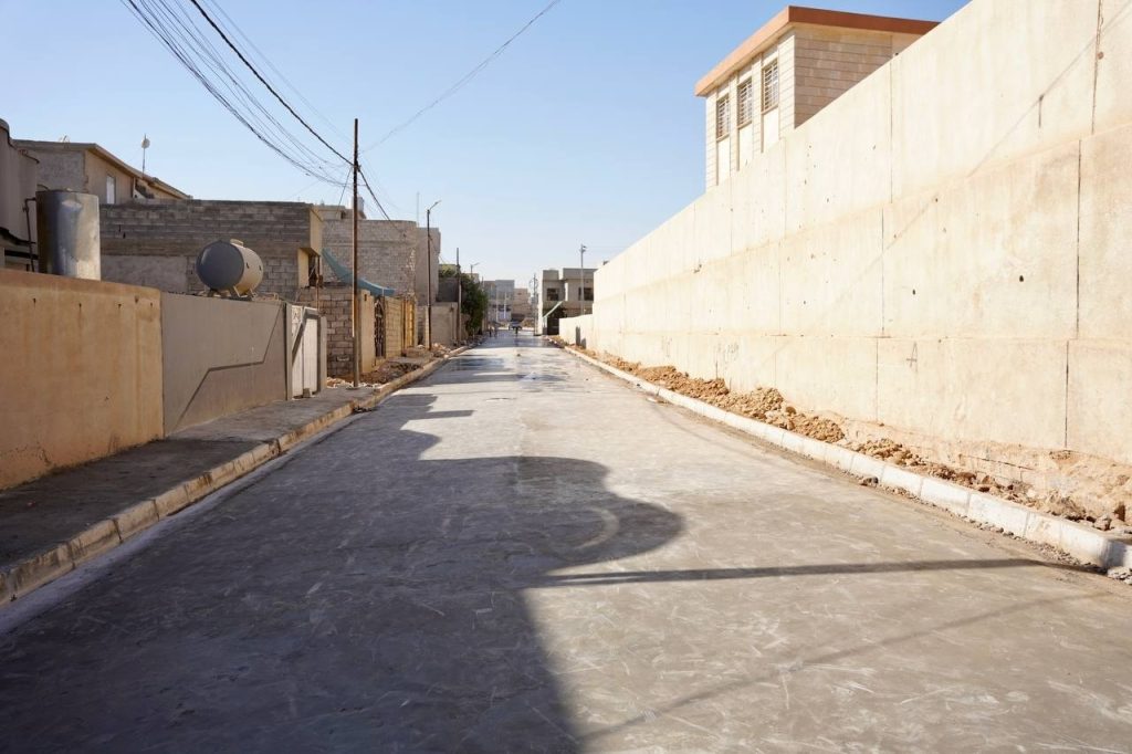 رجم-2-1024x682 محافظ نينوى: تقدم ملحوظ في مشروع الخدمات المتكاملة بمنطقة رجم حديد