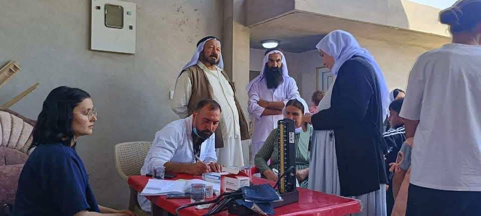 نينوى-1 في نينوى.. حملة علاجية في قرية باب الكلي ضمن برنامج الخدمات الصحية للمناطق النائية.