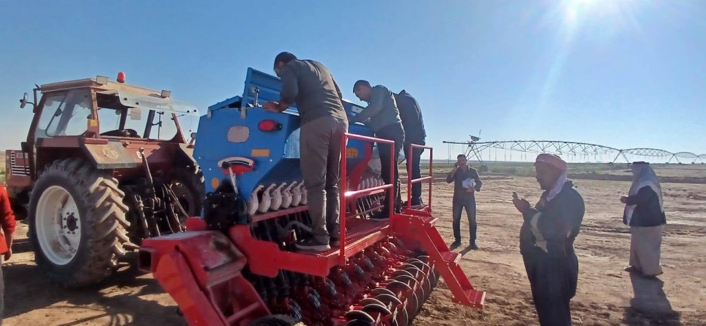 1-3-1024x474 مديرية زراعة نينوى تُطلق الزراعة الحافظة في النمرود لدعم المزارعين والتكيُّف مع المناخ