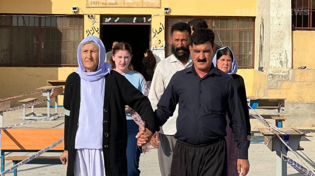 سنين-1024x573 الناخبون يتوافدون بكثافة إلى صناديق الإقتراع في سنجار دون خروقات