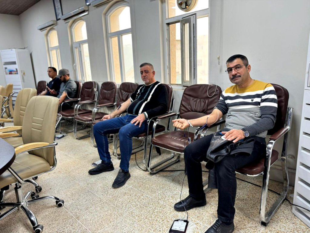 image-67-1024x768   حملة تبرع بالدم واسعة لموظفي مديرية نينوى لدعم مرضى الثلاسيميا