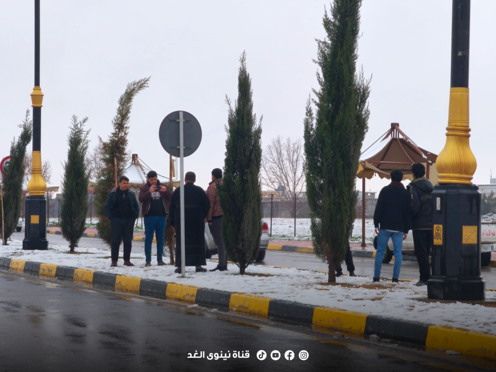 img_4592-1024x768 بعد غياب عقدين تقريبا.. الثلوج تعود لتكسو الموصل في مشهد نادر