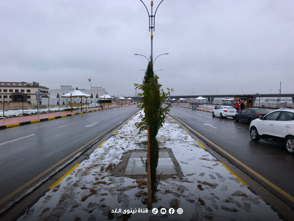 img_4594-1024x768 بعد غياب عقدين تقريبا.. الثلوج تعود لتكسو الموصل في مشهد نادر