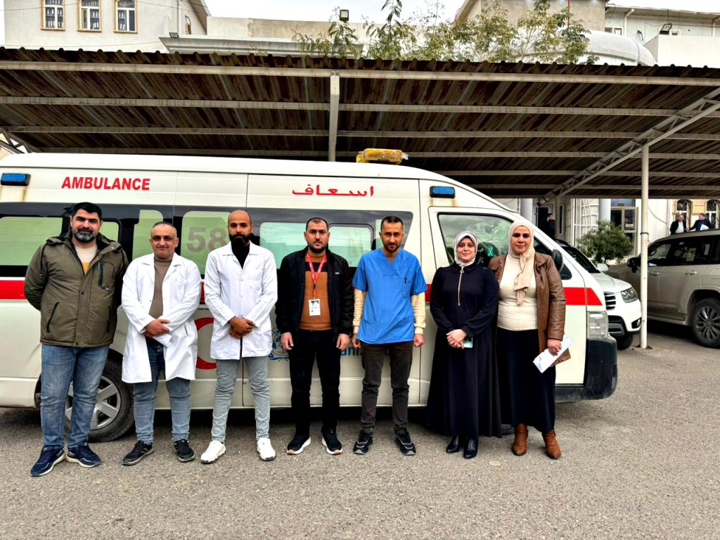 دممم-1024x768   حملة تبرع بالدم واسعة لموظفي مديرية نينوى لدعم مرضى الثلاسيميا