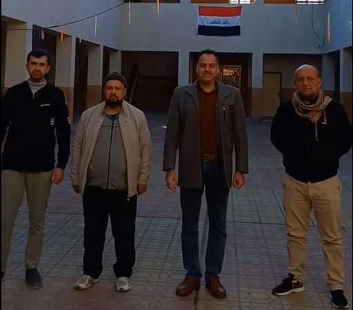 مدرسة-3.jpgمضغوطة فرحة الطلاب بالحلوى والابتسامات تزيّن آخر يوم امتحانات في إيسر الموصل