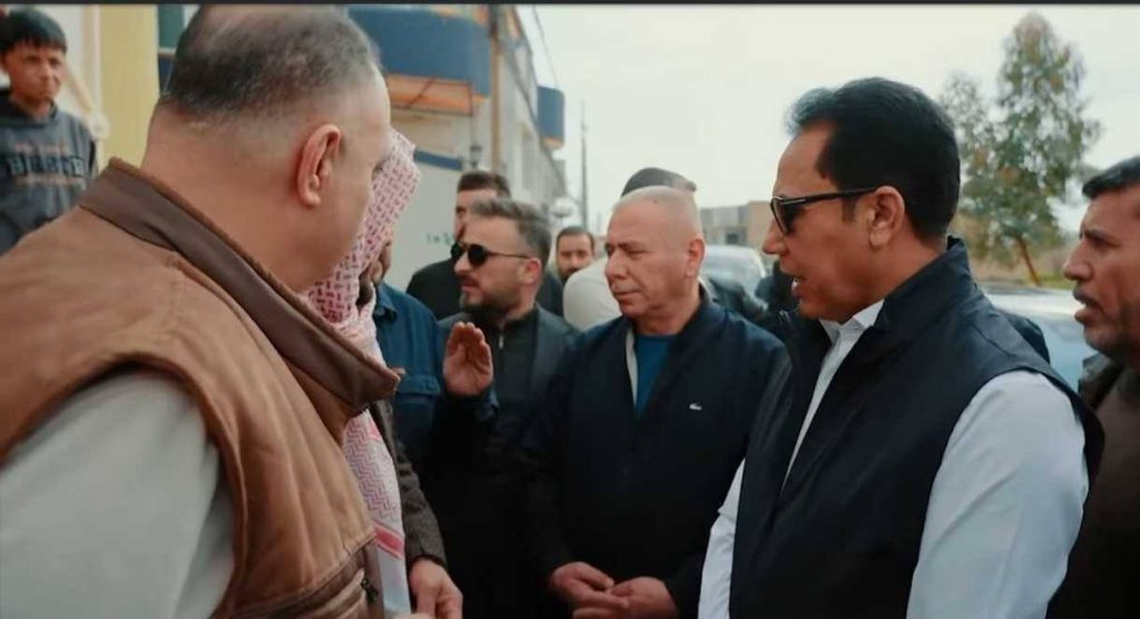 5287353995968059598-1024x556 انطلاق مشروع تبليط الشارع الرئيس في حاوي الكنيسة بأيمن الموصل بطول 4 كيلومترات