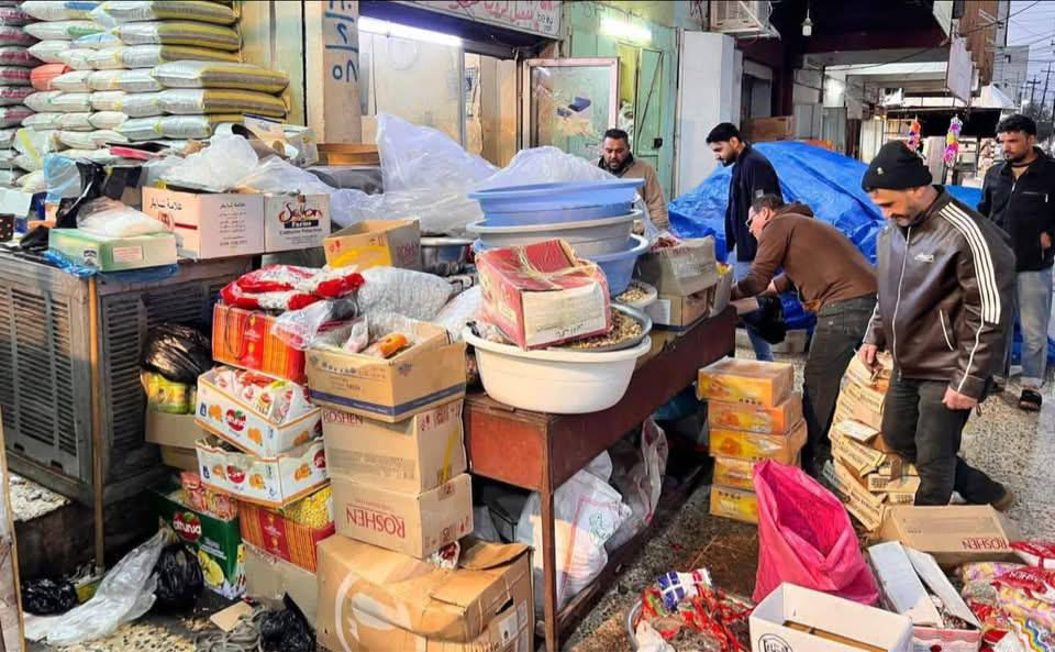 image-90 حملات تفتيشية مكثفة في أيسر الموصل تُسفر عن إتلاف أطنان من المواد الغذائية الفاسدة