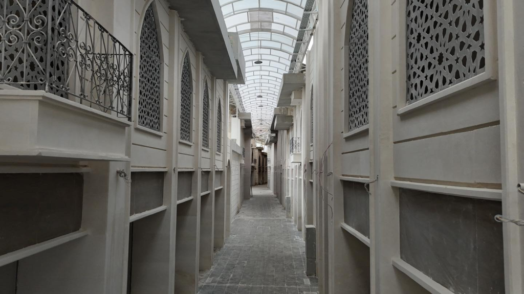 image-96-1024x575 مشروع تأهيل سوق الصياغ في الموصل يُشارف على الإنجاز بنسبة 95% وفق الطراز التراثي