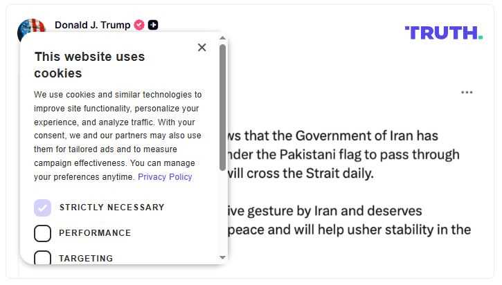 ترامب-تدوينة-هرمز.jpgمضغوط ترامب يعيد نشر تدوينات بخصوص مضيق هرمز.. مستجدات جديدة ستغير المشهد