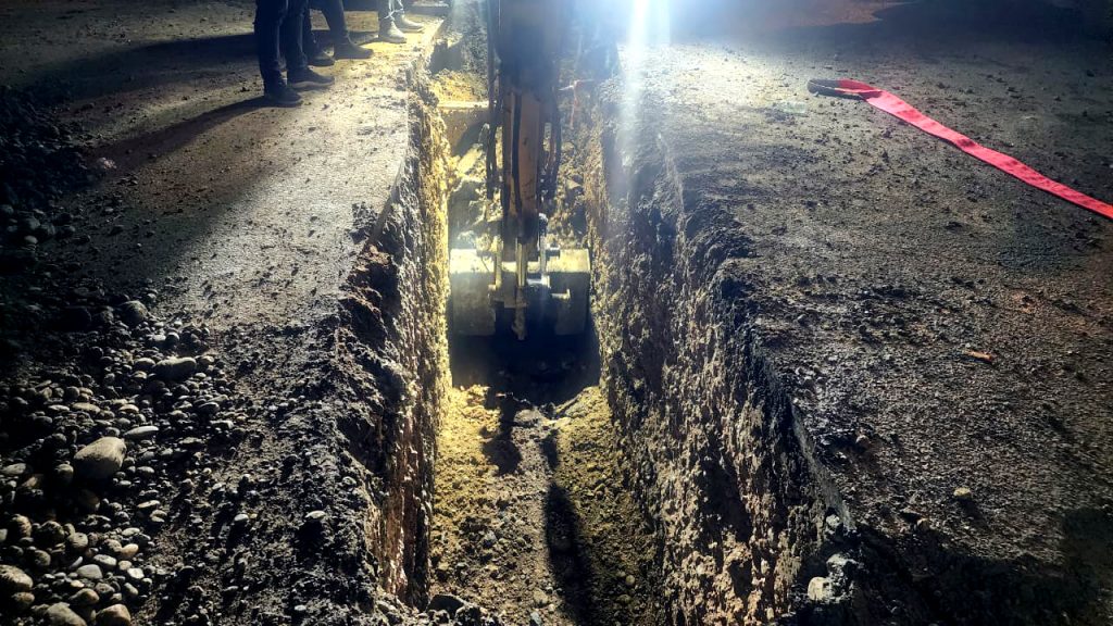 1-19-1024x576 المباشرة بتنفيذ خط مجاري حي العربي لتعزيز البنية التحتية قرب مجمع العوالي