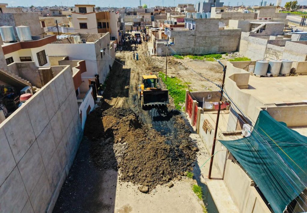 1-5-1024x710  انطلاق أعمال تأهيل شبكات المياه والمجاري وتبليط الشوارع في منطقة زيادة الثانية