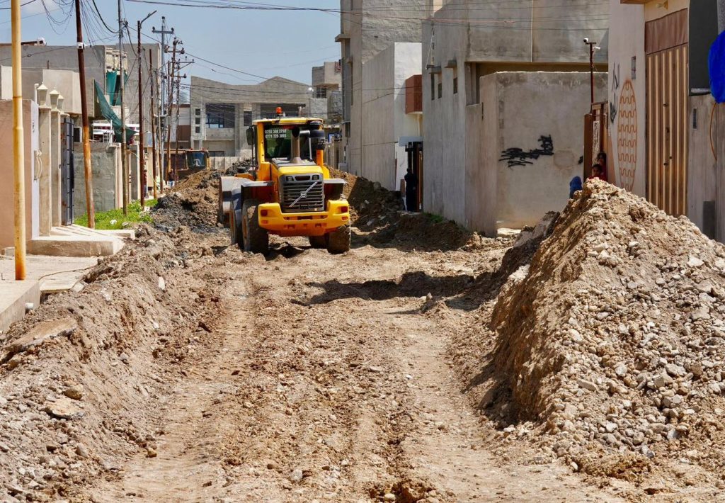 2-5-1024x710  انطلاق أعمال تأهيل شبكات المياه والمجاري وتبليط الشوارع في منطقة زيادة الثانية