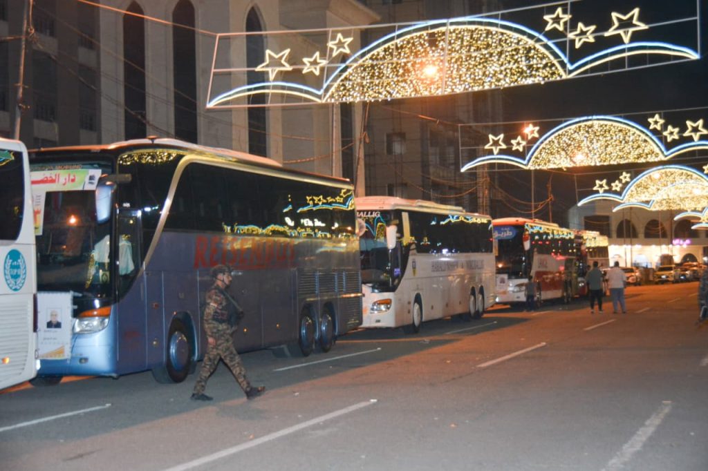 3-9-1024x682 الموصل تُودع أولى وجبات الحجاج المتوجهة إلى الديار المقدسة