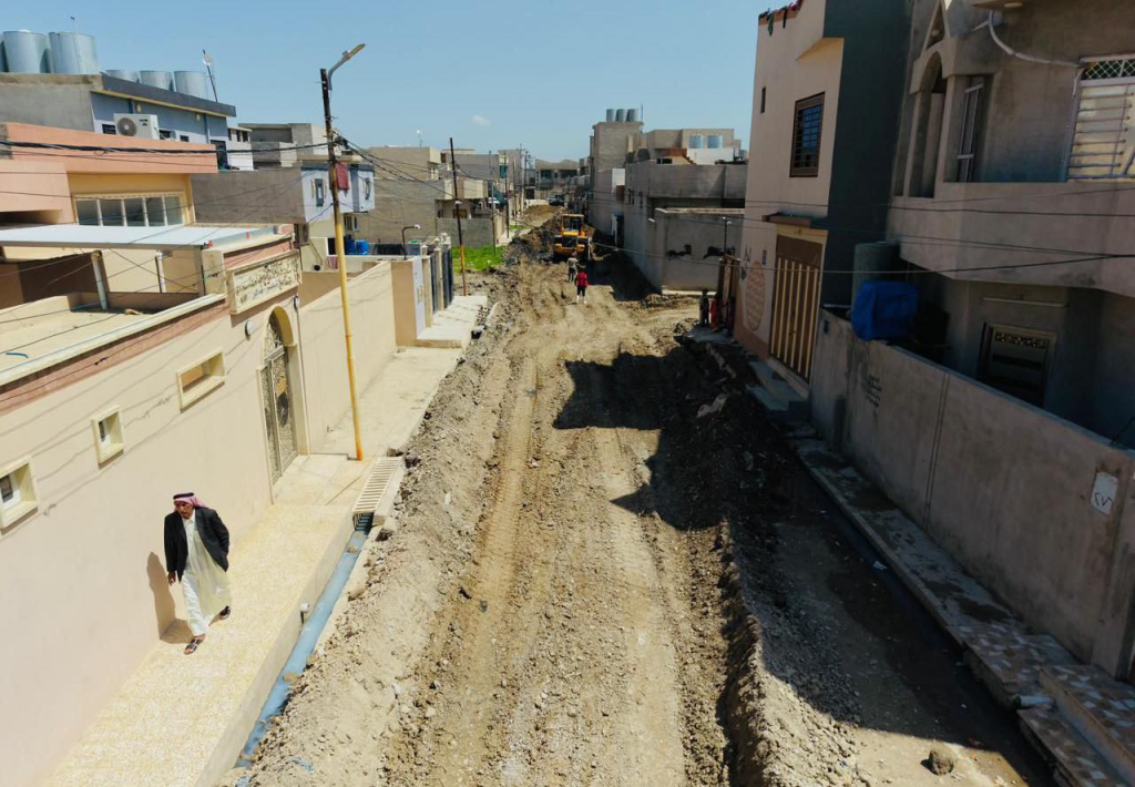 image-49-1024x710  انطلاق أعمال تأهيل شبكات المياه والمجاري وتبليط الشوارع في منطقة زيادة الثانية