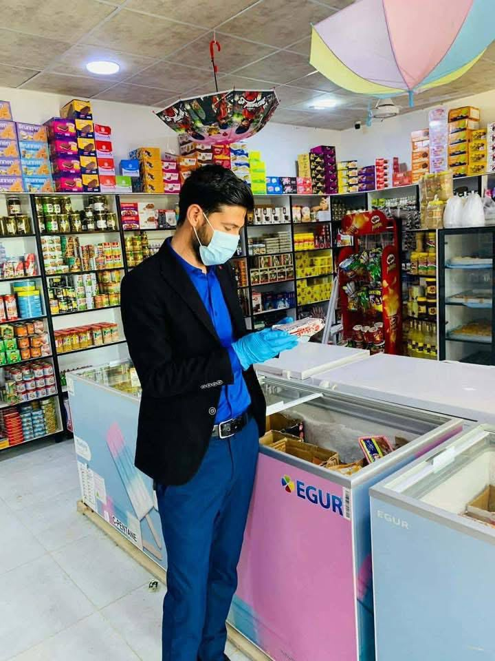 image-71 دائرة صحة نينوى تواصل ضبط وإتلاف المواد الغذائية منتهية الصلاحية في قضاء سنجار