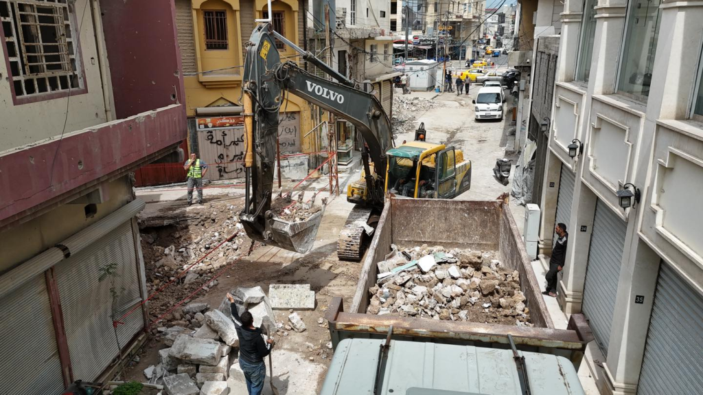 image-91-1024x575 إحياء ذاكرة الموصل القديمة.. انطلاق أعمال التأهيل والتطوير الحضري لشارع النجفي العريق