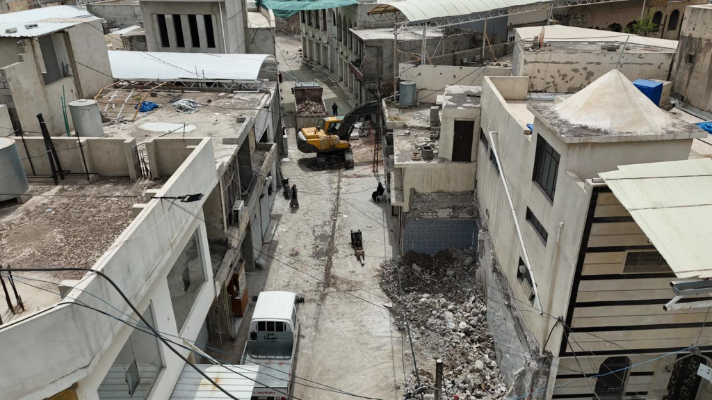 image-92-1024x575 إحياء ذاكرة الموصل القديمة.. انطلاق أعمال التأهيل والتطوير الحضري لشارع النجفي العريق