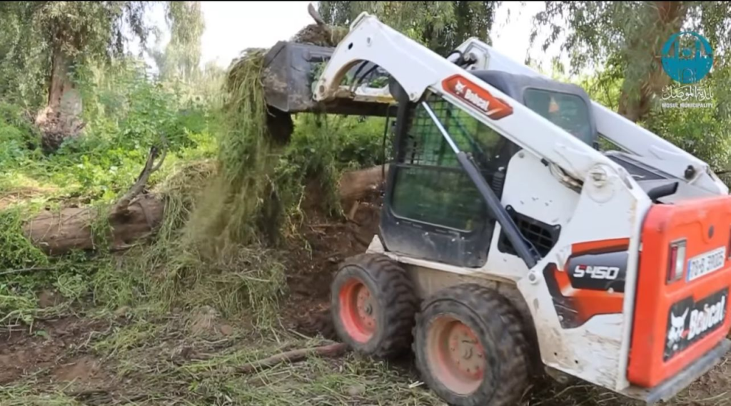 image-94-1024x570 صيانة "رئة الموصل".. حملة بلدية مكثفة لتنظيف وتأهيل الغابة الشمالية