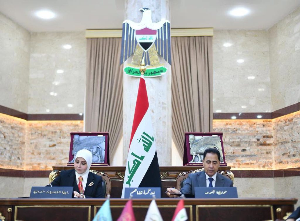 قاضيات-1024x756  الدخيل يُبرم اتفاقية تعاون مع رابطة القاضيات لترسيخ سيادة القانون والعدالة في نينوى