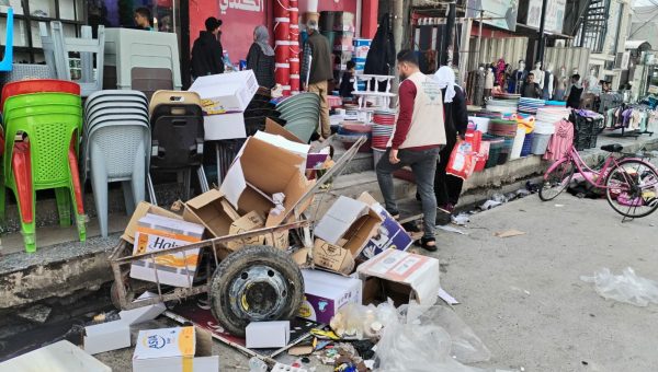  رصد تجاوزات على شبكات المجاري وإنذار المخالفين برفعها