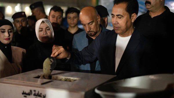 افتتاح ملعب ام الربيعين ووضع حجر الأساس لمجمعه المتكامل