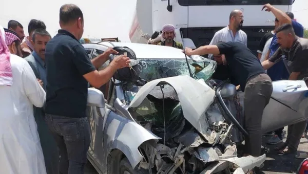 فاجعة مرورية في أبو غريب تفقد عائلة ثلاثة من أفرادها وتخلف إصابات حرجة غرب بغداد
