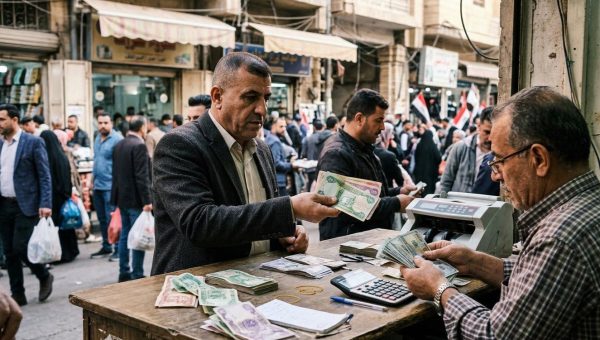 أسعار الدولار تسلك مسارًا نزوليًا في بورصات بغداد وكوردستان