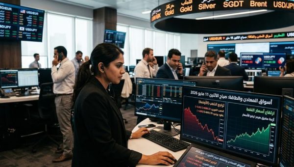 الذهب يتراجع عالميًا وسط تعثر مفاوضات السلام وارتفاع أسعار النفط بسبب أزمة مضيق هرمز