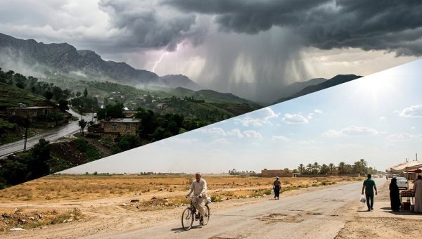 الأنواء الجوية تتوقع أمطارًا رعدية في الشمال وارتفاعًا بالحرارة في عموم العراق