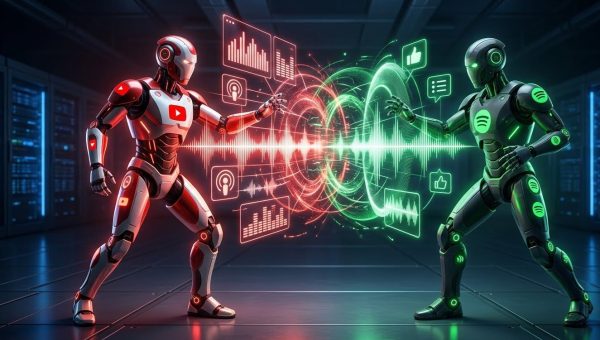 يوتيوب يُشعل الحرب ضد سبوتيفاي بميزات سرية لطالما انتظرها عشاق البودكاست