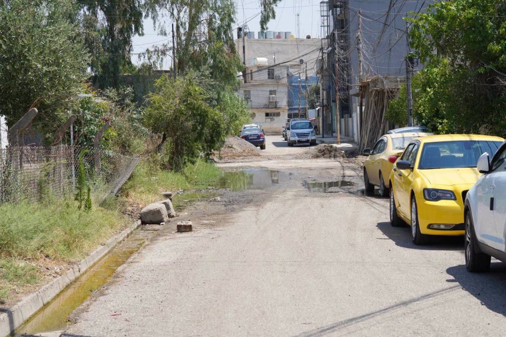 1-13-1024x682 بلدية الموصل تتابع مراحل إنجاز وتطوير حي الشرطة