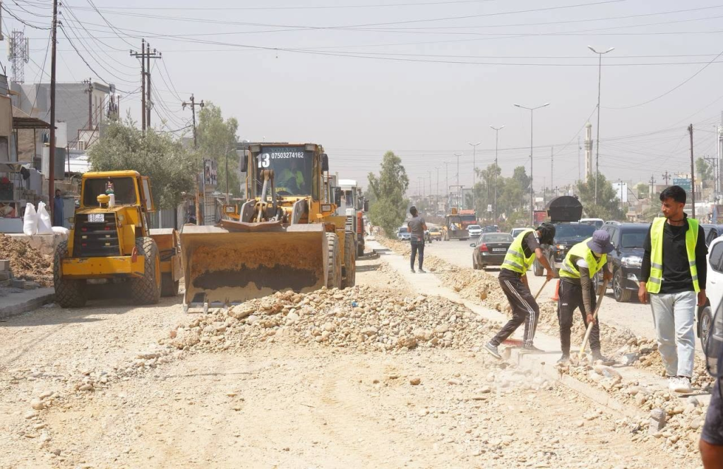 image-151-1024x665 شريان حيوي يتجدد.. ثورة إعمار في الموصل تطوّق حي الانتصار وتبدأ بشارع 60