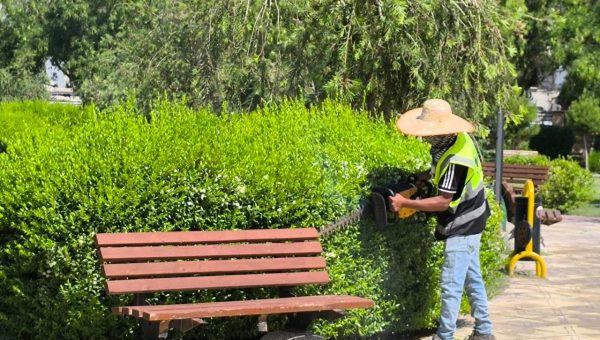 بلدية الموصل تواصل حملة إدامة وتنظيف حديقة الشهداء