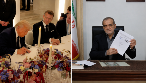 ترمب وبزشكيان يُوقعان “مذكرة فرساي” لإنهاء الصراع ورفع العقوبات وسط تحذيرات متبادلة