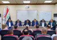 اجتماع موسّع في الموصل لرفع التجاوزات وتعظيم الجباية بقرارات قضائية صارمة