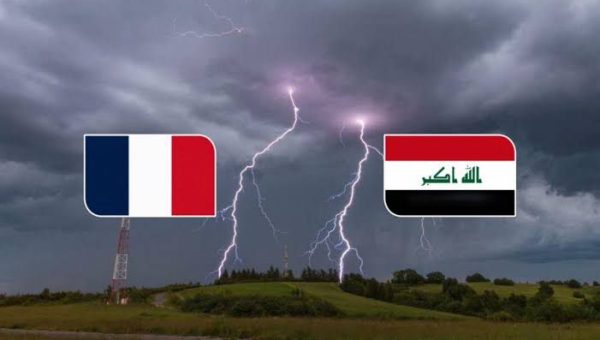 عاصفة فيلادلفيا وثنائية مبابي تُعقدان حسابات “أسود الرافدين” بثلاثية فرنسية