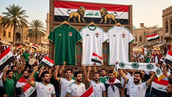 رسميًا.. الإتحاد العراقي يُعلن ألوان قمصان أسود الرافدين في مجموعات كأس العالم 2026