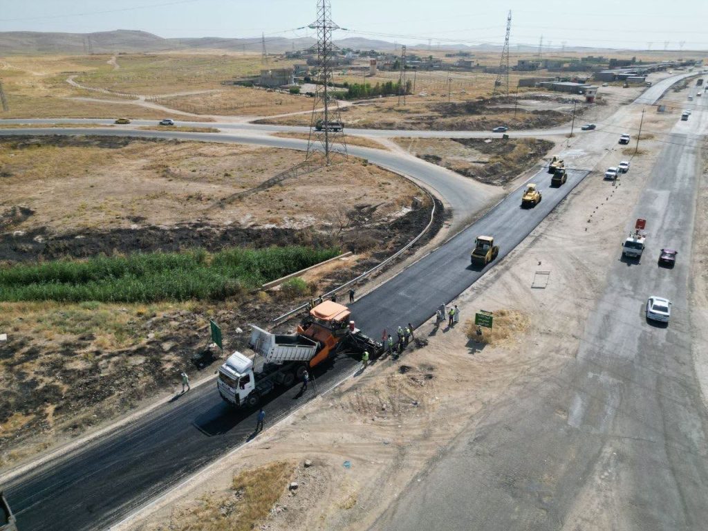 1-4-1024x768 طرق وجسور نينوى تواصل تأهيل ممرّي طريق الموصل - الكسك