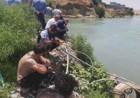 غرق شاب في نهر الزاب بكركوك والشرطة النهرية تبحث عن جثمانه