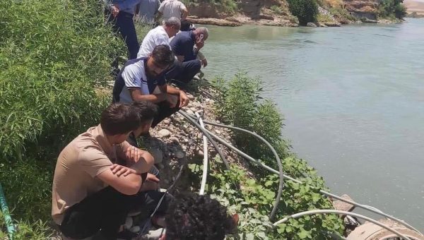 غرق شاب في نهر الزاب بكركوك والشرطة النهرية تبحث عن جثمانه