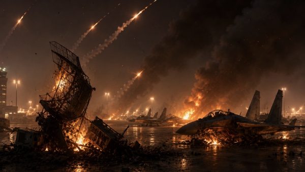 الحرس الثوري يعلن تنفيذه هجوما واسعا على قاعدة العديد وتدمير رادارات وطائرات أميركية