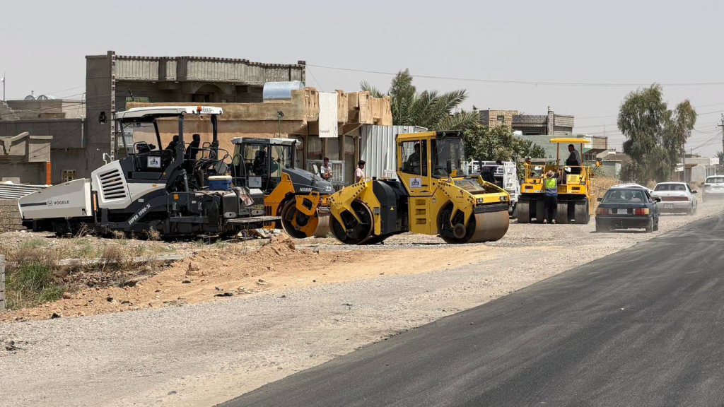 image-130-1024x576 تواصل تأهيل طريق "الجمسة - القيارة" الإستراتيجي بين نينوى وصلاح الدين