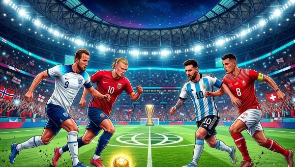 صراع المربع الذهبي.. قمتان ناريتان بين إنكلترا والنرويج والأرجنتين ضد سويسرا في مونديال 2026