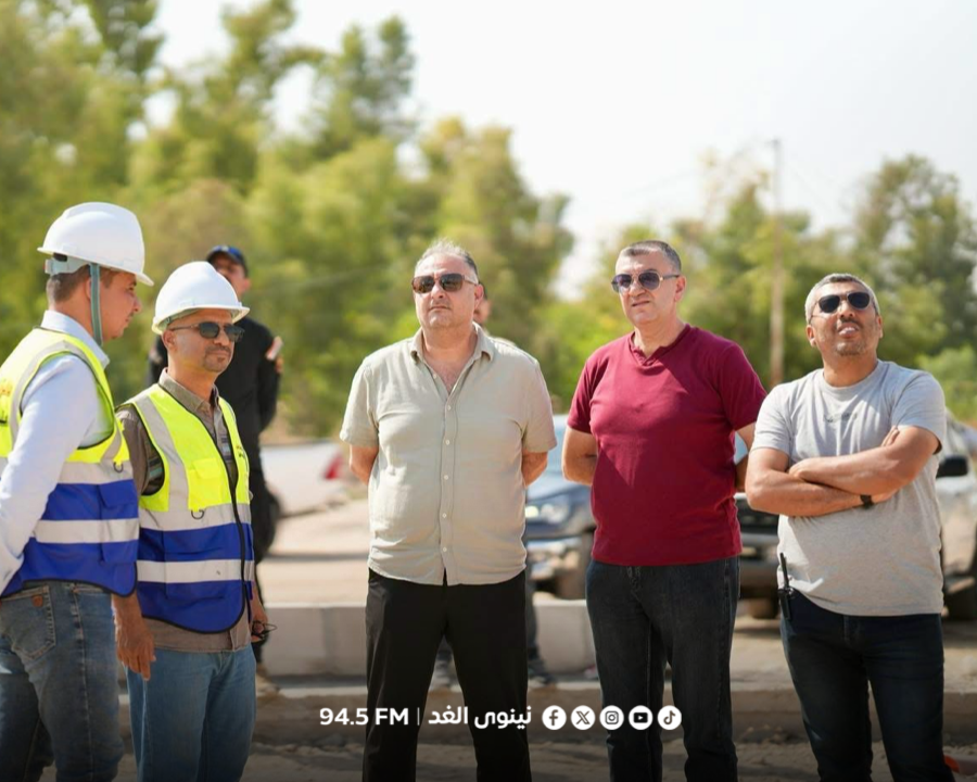 IMG_7167 بدء تركيب روافد جسر الصابرين وارتفاع الإنجاز إلى 25%