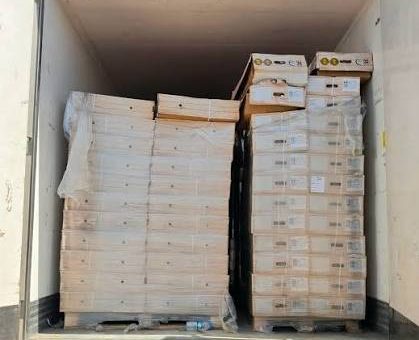 ضبط 4 برادات محملة بلحوم فاسدة في منفذ ربيعة الحدودي