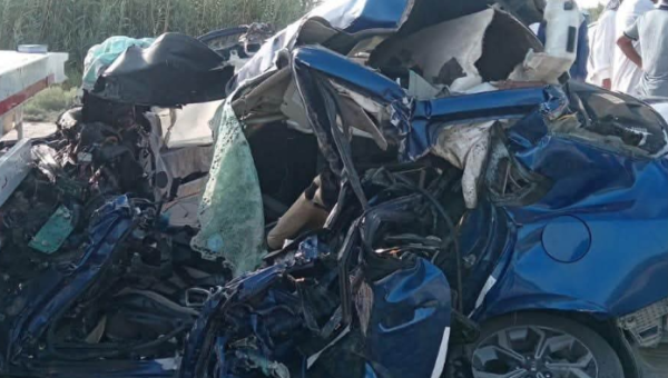 مصرع عقيد ومواطنين وإصابة زوار أجانب بحادث سير مروع في واسط